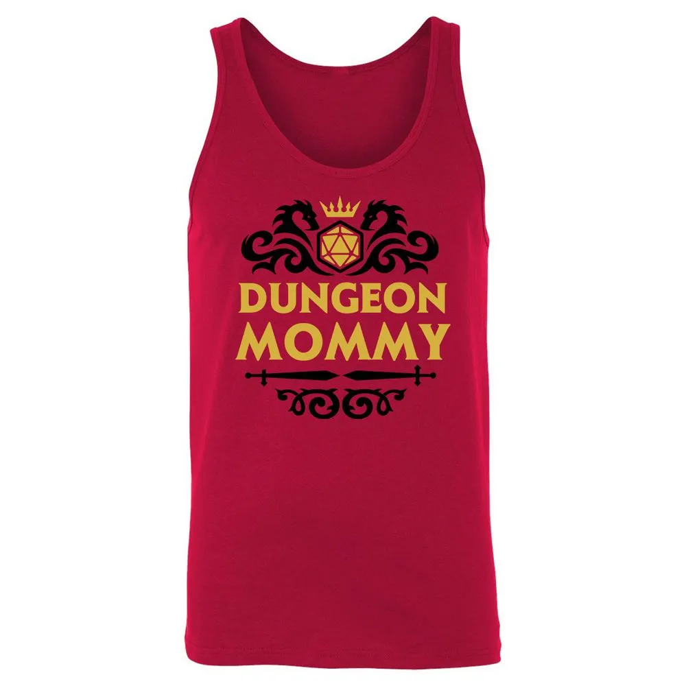 Dungeon Mommy Unisex Jersey Tank - Red - 11