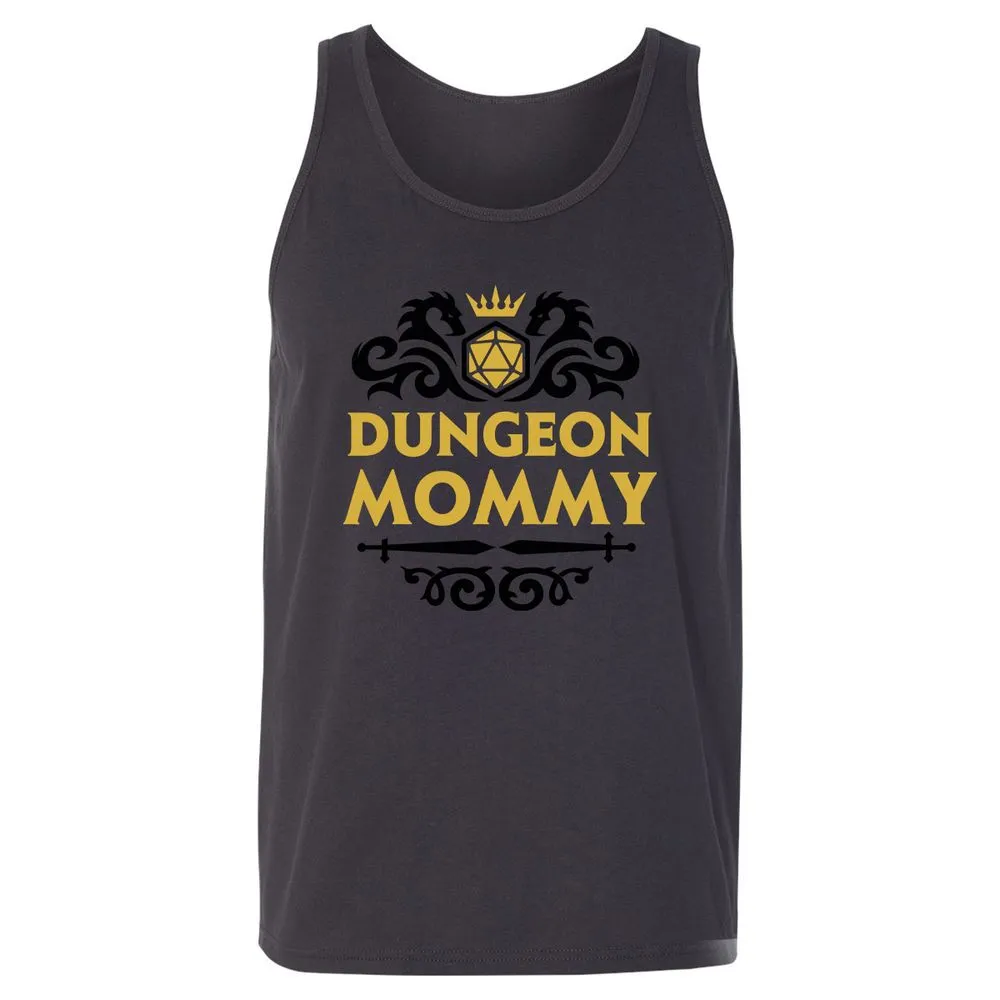 Dungeon Mommy Unisex Jersey Tank - Dark Grey - 7