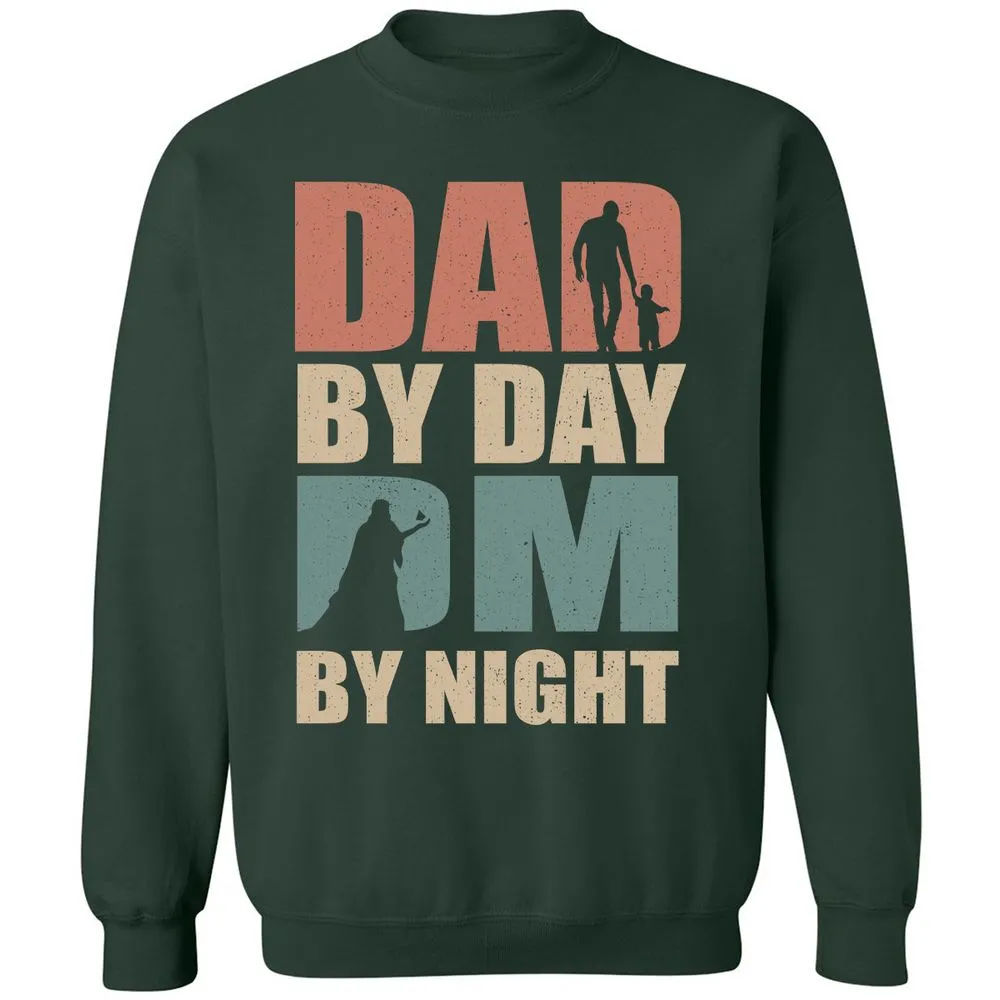 Dad By Day DM By Night - Forest Green - 4