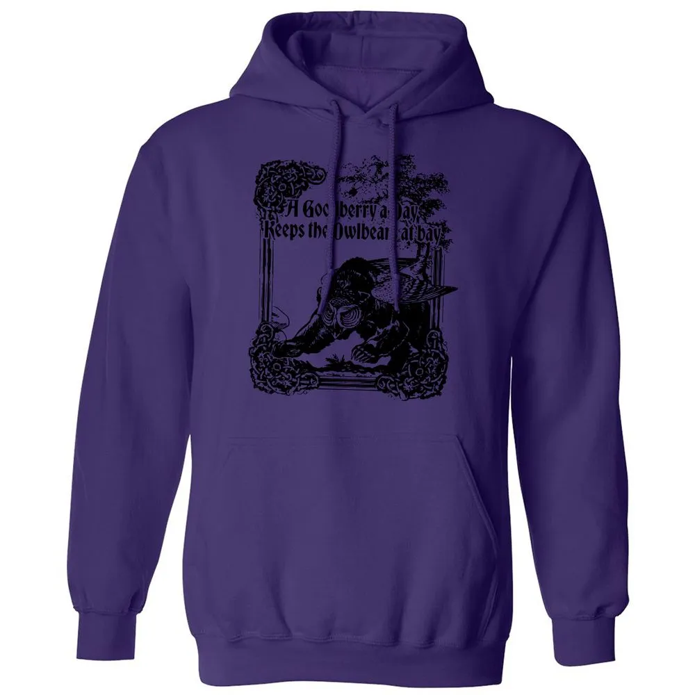 A Goodberry A Day Keeps The Owlbears At Bay Classic Unisex Hoodie - Purple - 6