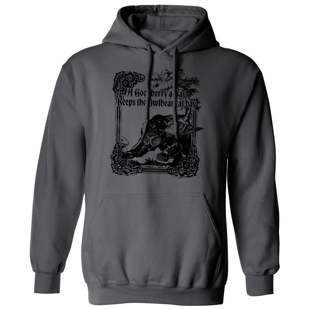 A Goodberry A Day Keeps The Owlbears At Bay Classic Unisex Hoodie - Charcoal - 7
