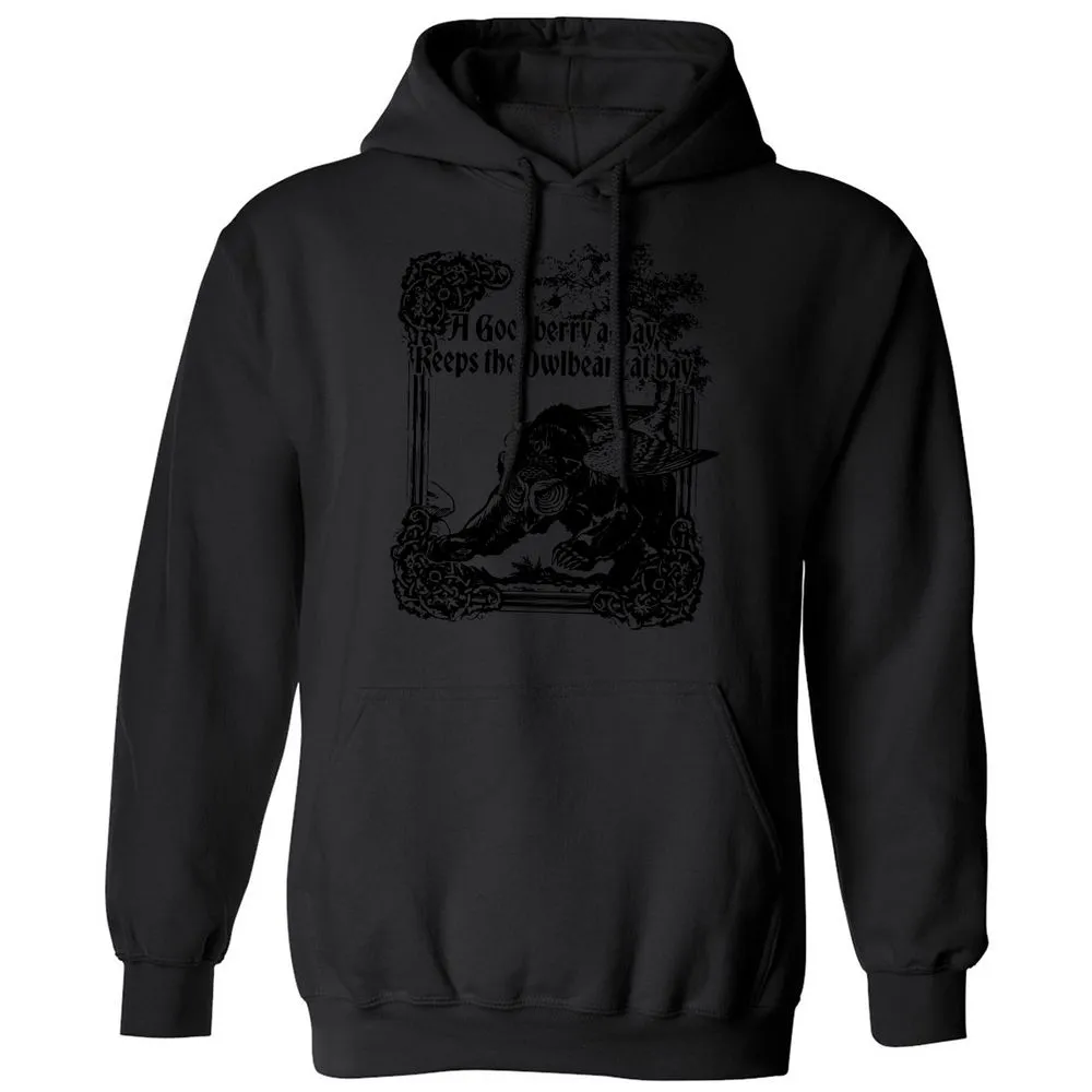 A Goodberry A Day Keeps The Owlbears At Bay Classic Unisex Hoodie - Black - 11