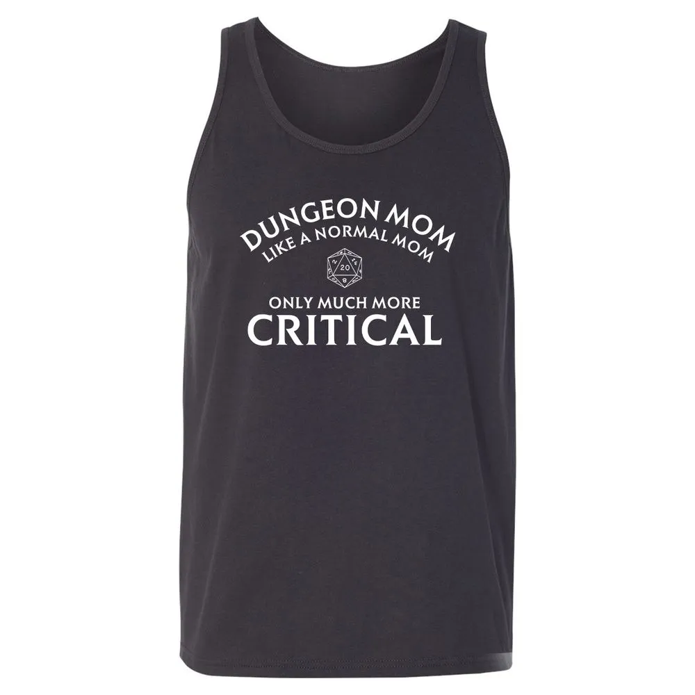 Dungeon Mom Normal Mom Unisex Jersey Tank - Dark Grey - 7