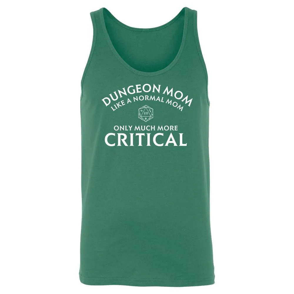 Dungeon Mom Normal Mom Unisex Jersey Tank - Kelly - 9