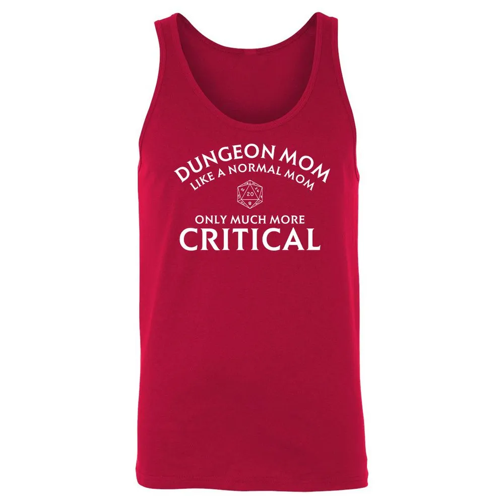 Dungeon Mom Normal Mom Unisex Jersey Tank - Red - 11