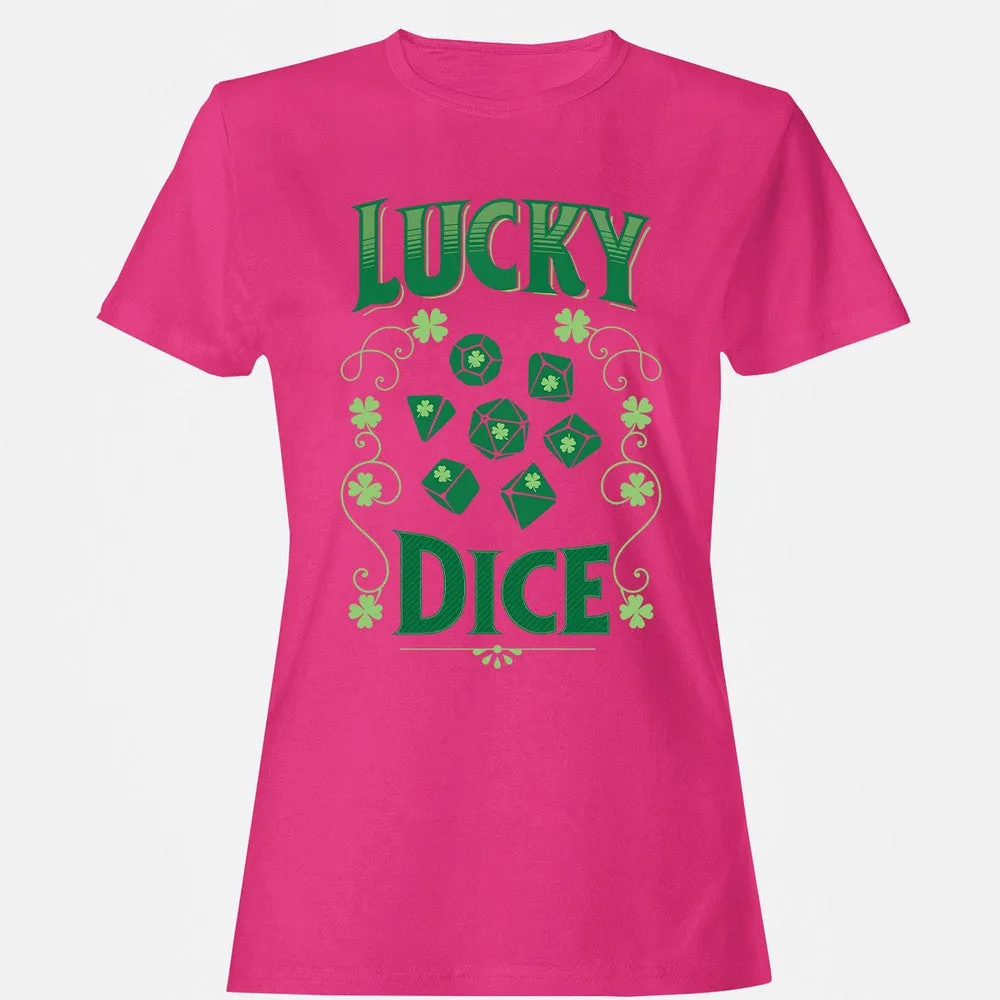 Lucky Dice Women's T-Shirt - Heliconia - 6