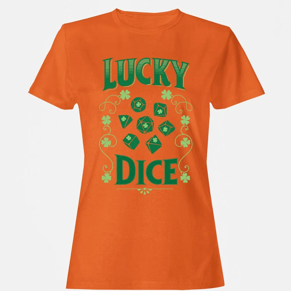 Lucky Dice Women's T-Shirt - Orange - 11