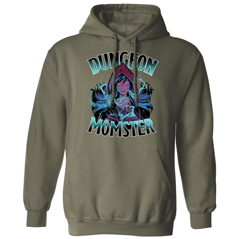 Dungeon Momster Classic Unisex Hoodie - Military Green - 4