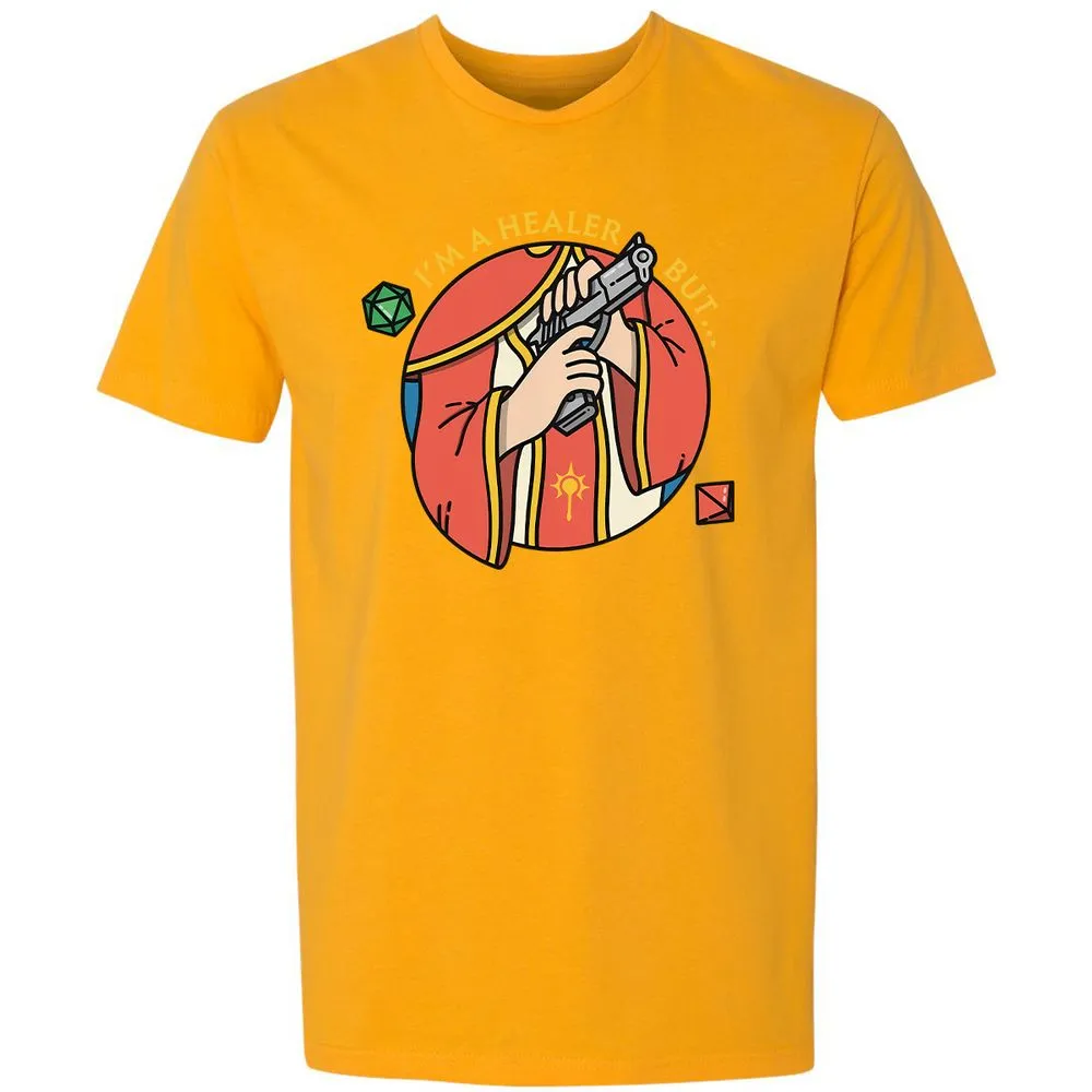 I'm A Healer But Premium Unisex T-Shirt - Gold - 12