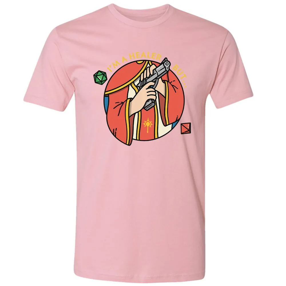 I'm A Healer But Premium Unisex T-Shirt - Light Pink - 3