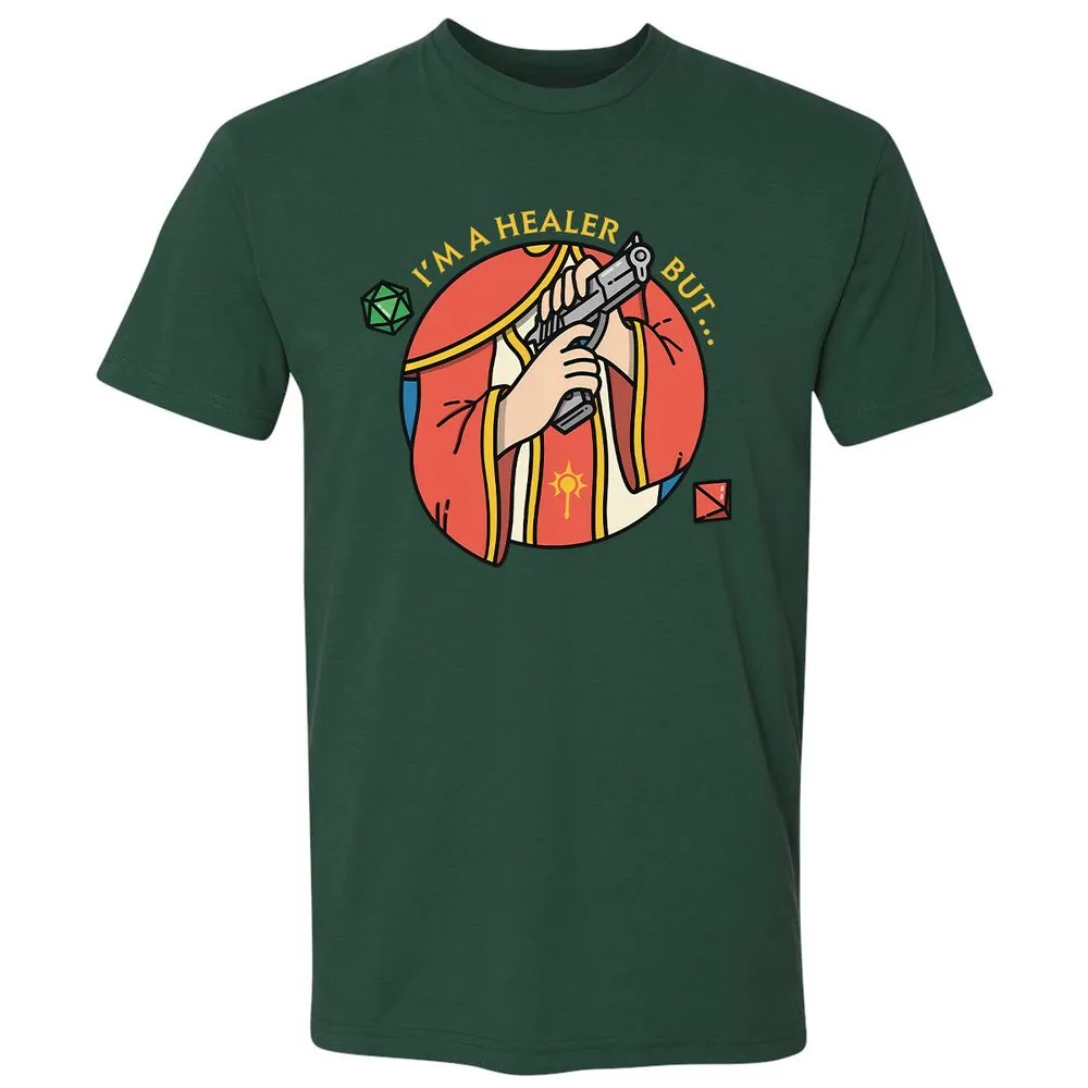 I'm A Healer But Premium Unisex T-Shirt - Forest Green - 13