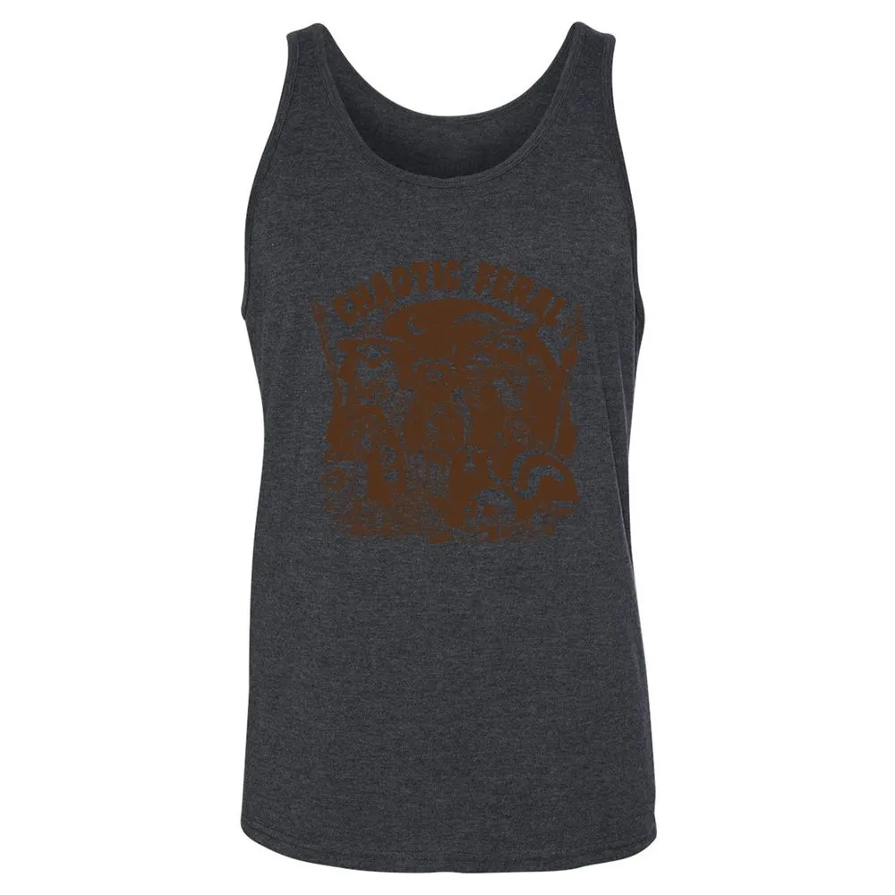 DND Inspired Raccoon Opossum Chaotic Feral - Dark Grey Heather - 6