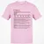 Child Stats Classic Unisex T-Shirt - Light Pink - 5