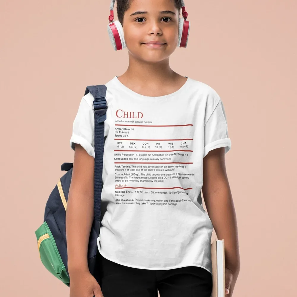 Child Stats Classic Unisex T-Shirt - 1