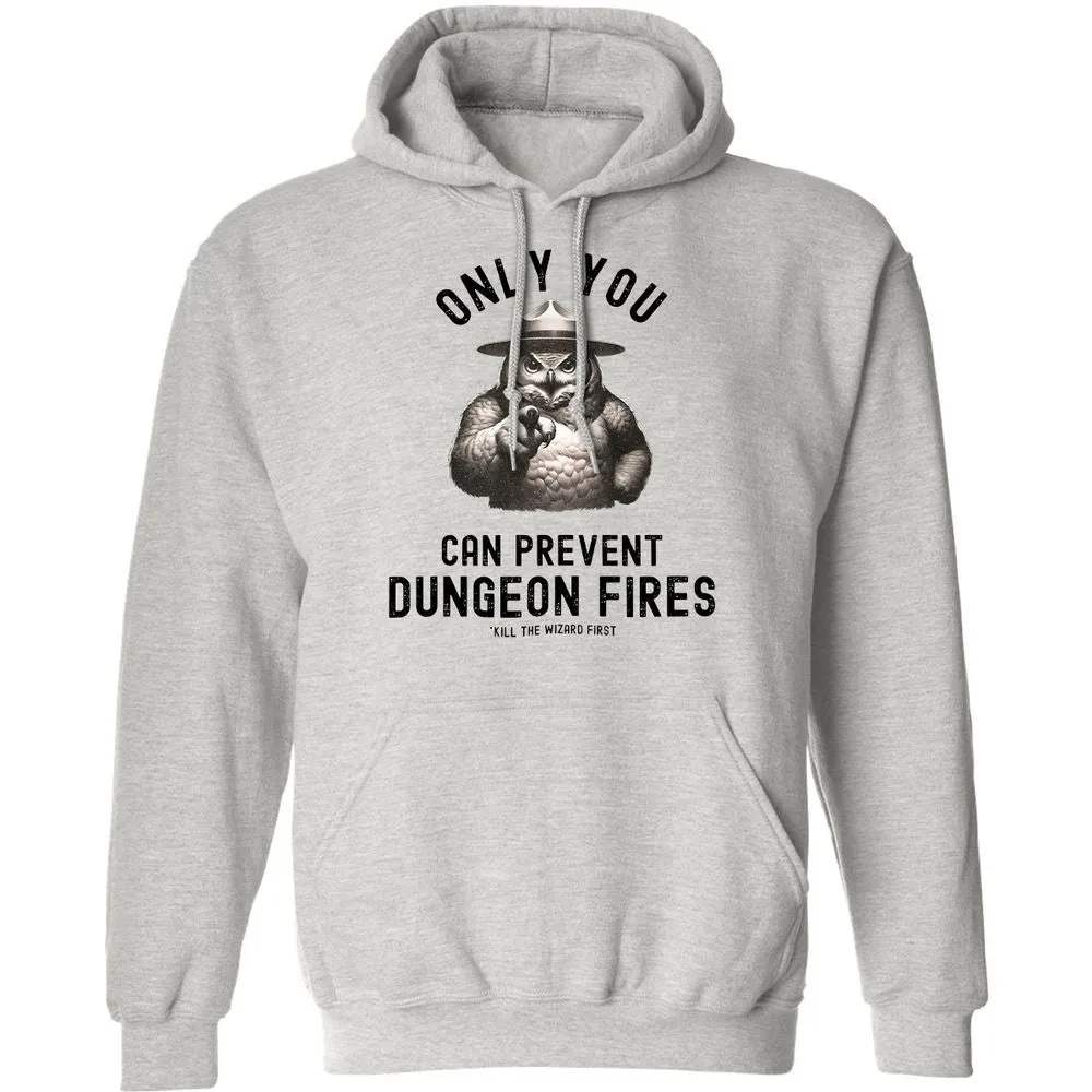 Only You Can Prevent Dungeon Fires Classic Unisex Hoodie - Ash - 2