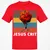 Jesus Crit Classic Unisex T-Shirt - Red - 10