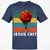 Jesus Crit Classic Unisex T-Shirt - Navy - 7