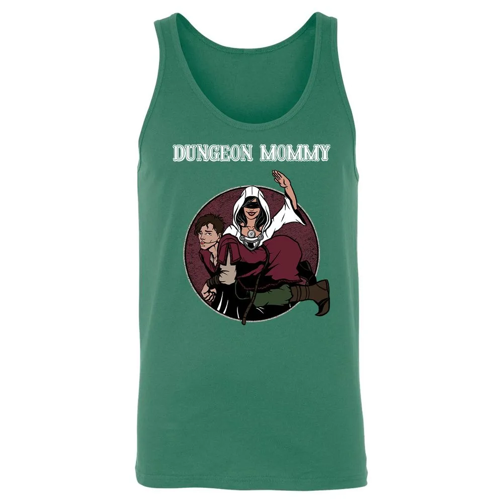Dominant Dungeon Mommy Unisex Jersey Tank - Kelly - 9