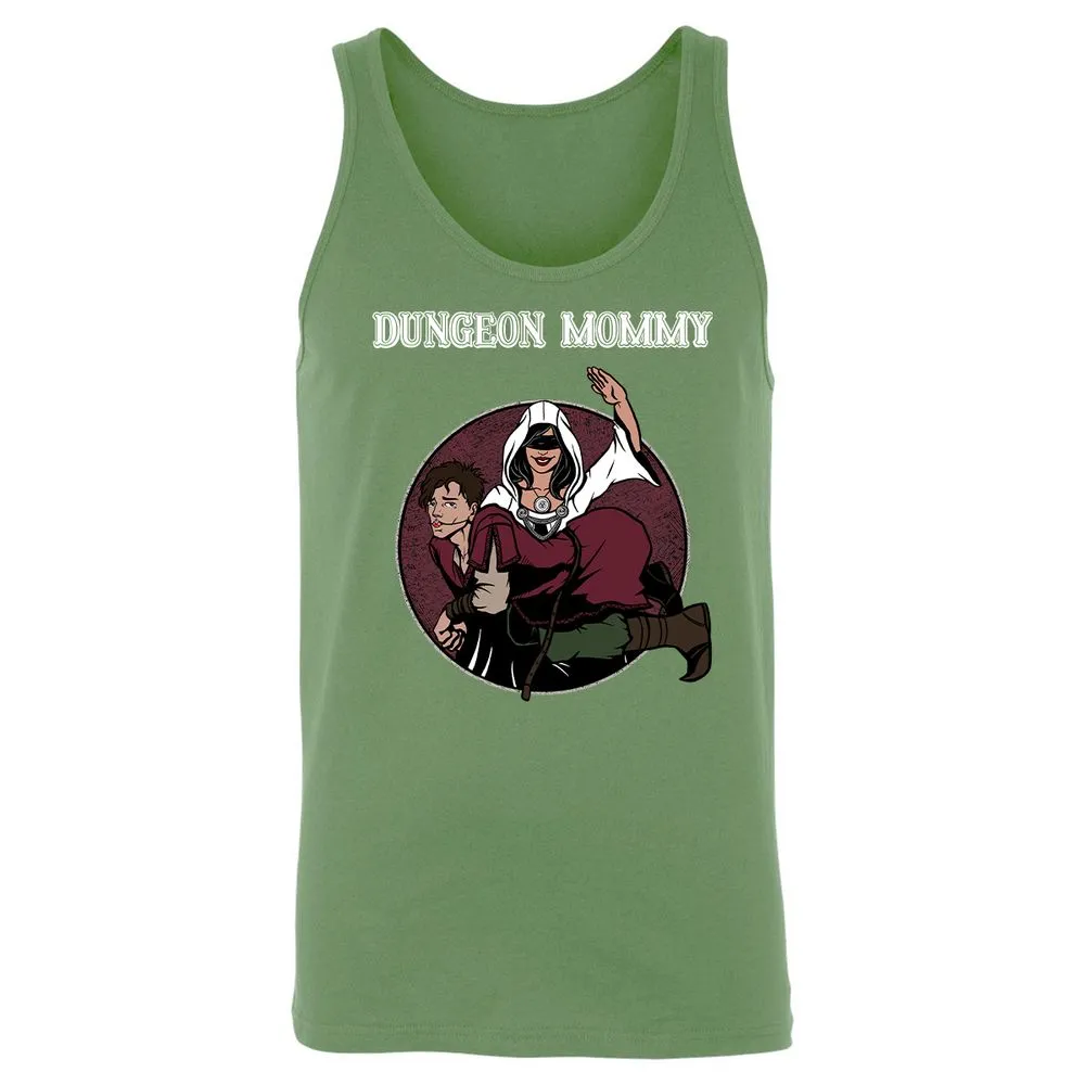 Dominant Dungeon Mommy Unisex Jersey Tank - Leaf - 10