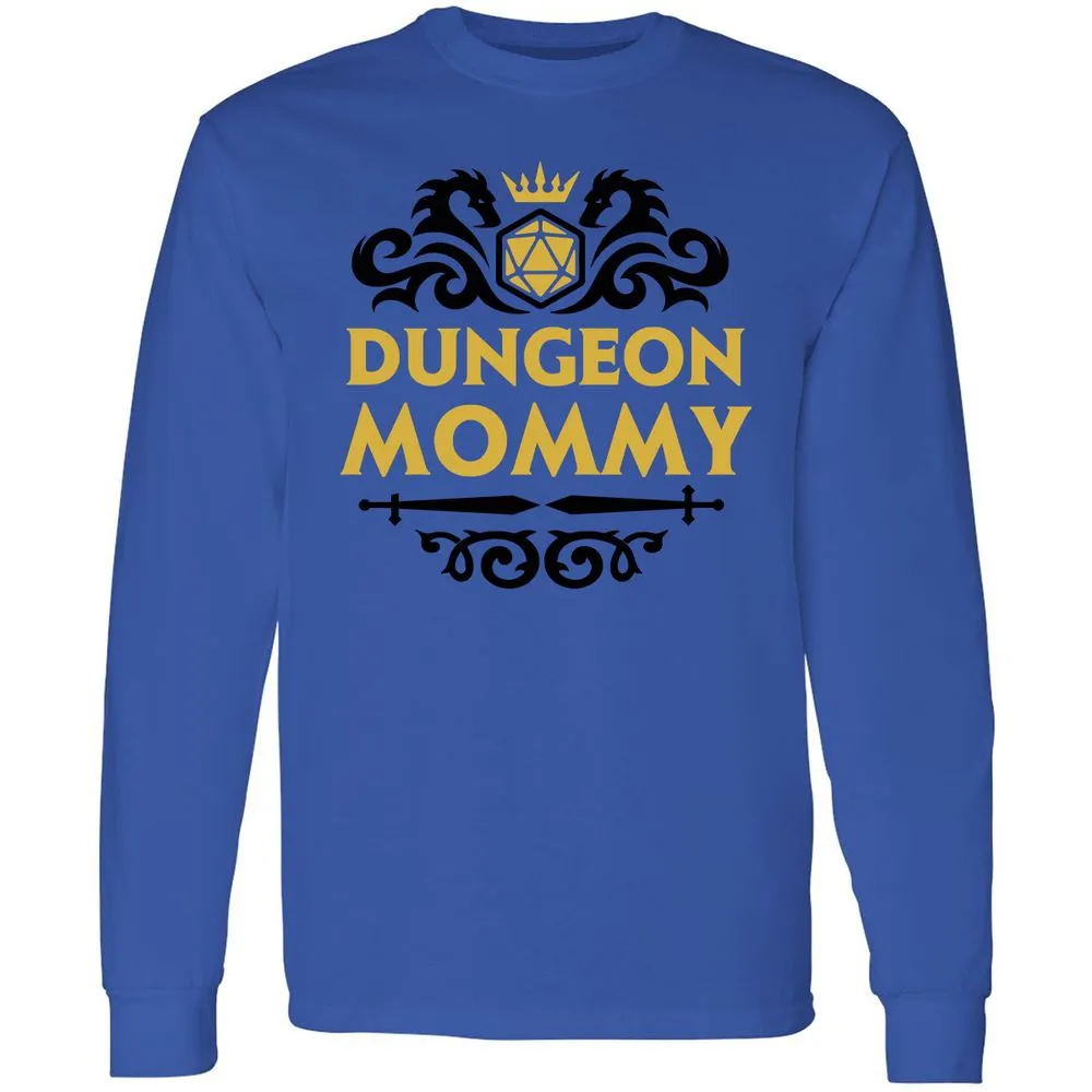 Dungeon Mommy Long Sleeve T-Shirt - Royal - 4