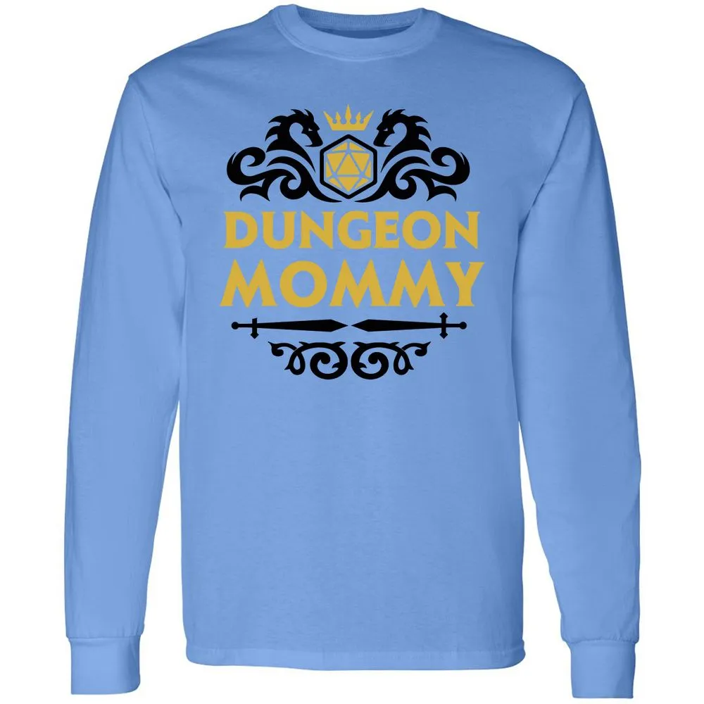 Dungeon Mommy Long Sleeve T-Shirt - Carolina Blue - 2