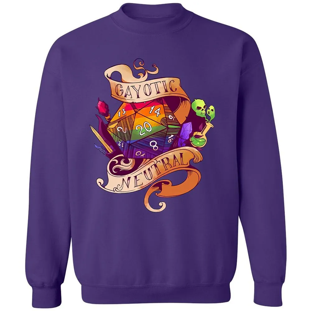 Gayotic Neutral Classic Unisex Sweatshirt - Purple - 6