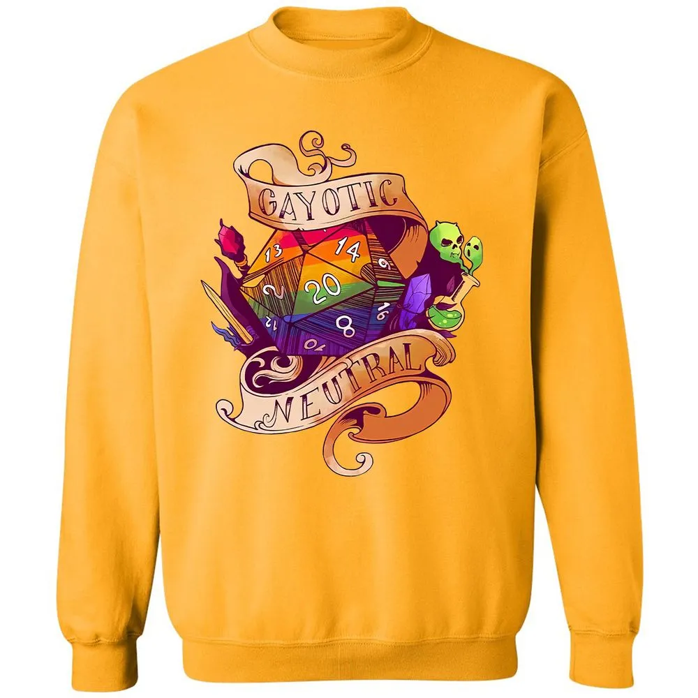 Gayotic Neutral Classic Unisex Sweatshirt - Gold - 11