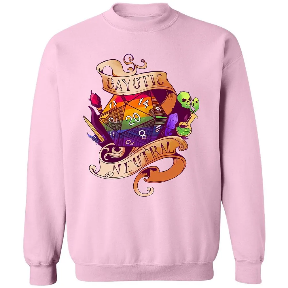 Gayotic Neutral Classic Unisex Sweatshirt - Light Pink - 3