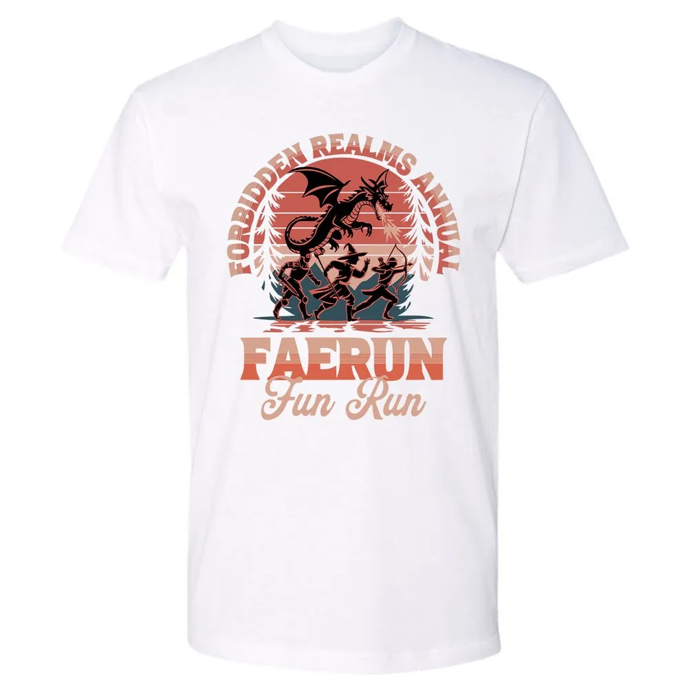 Faerun Fun Run Premium Unisex T-Shirt - White - 4