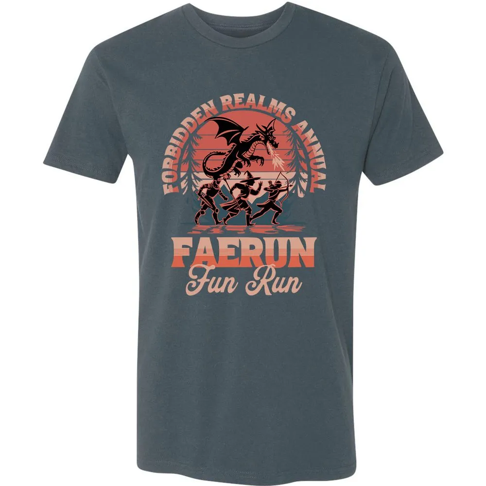 Faerun Fun Run Premium Unisex T-Shirt - Indigo - 15