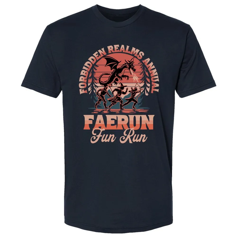 Faerun Fun Run Premium Unisex T-Shirt - Midnight Navy - 2