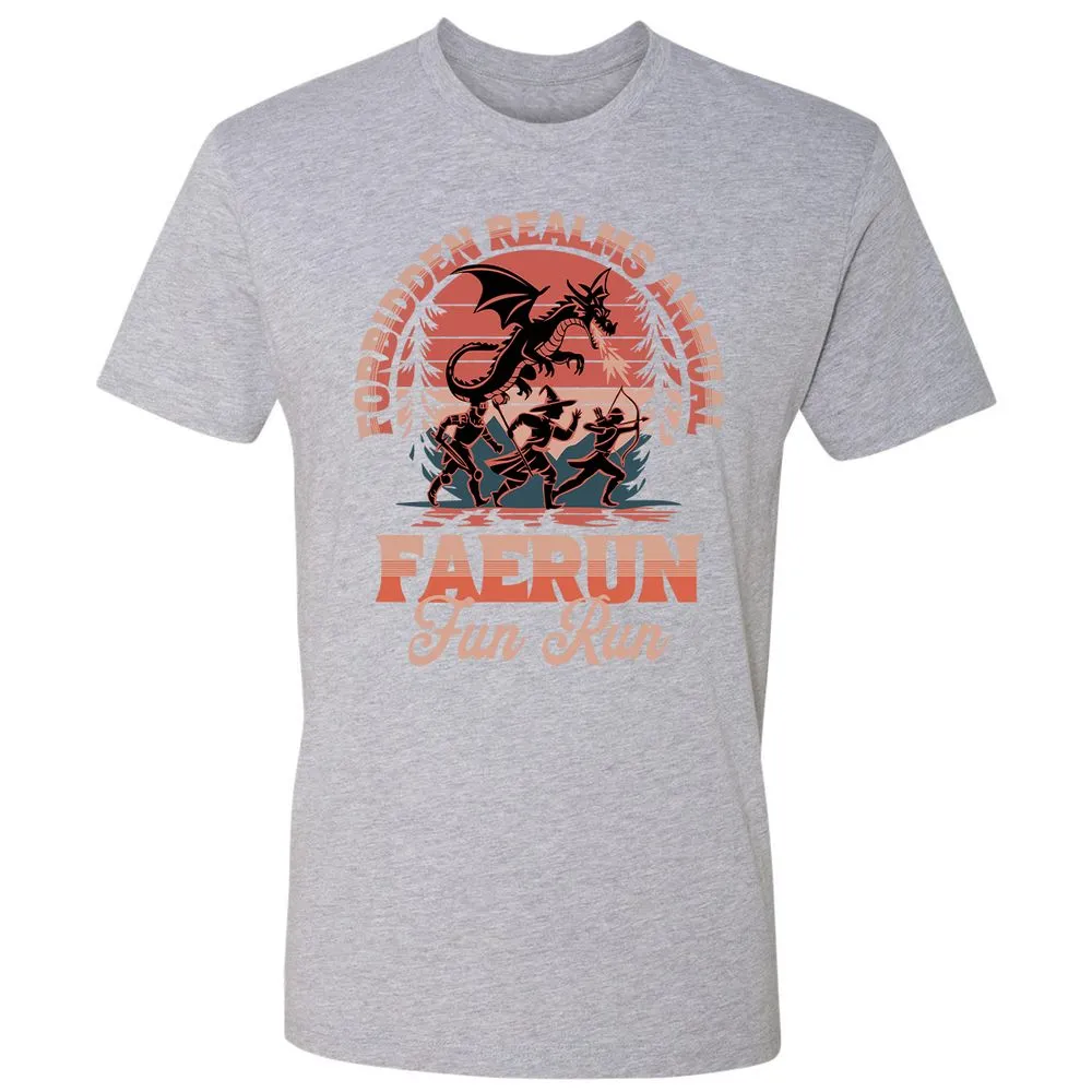Faerun Fun Run Premium Unisex T-Shirt - Heather Grey - 9