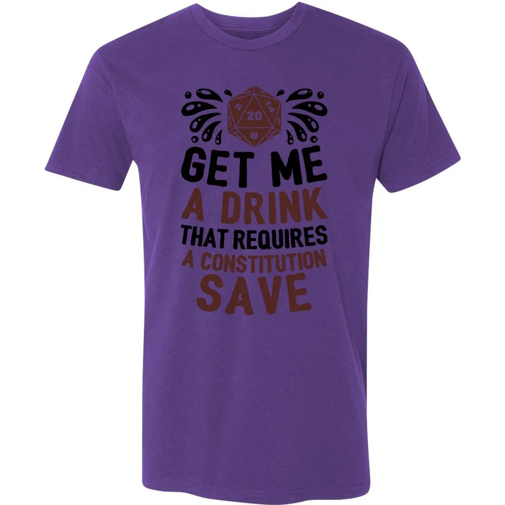 Get Me A Drink Premium Unisex T-Shirt - Purple Rush - 7