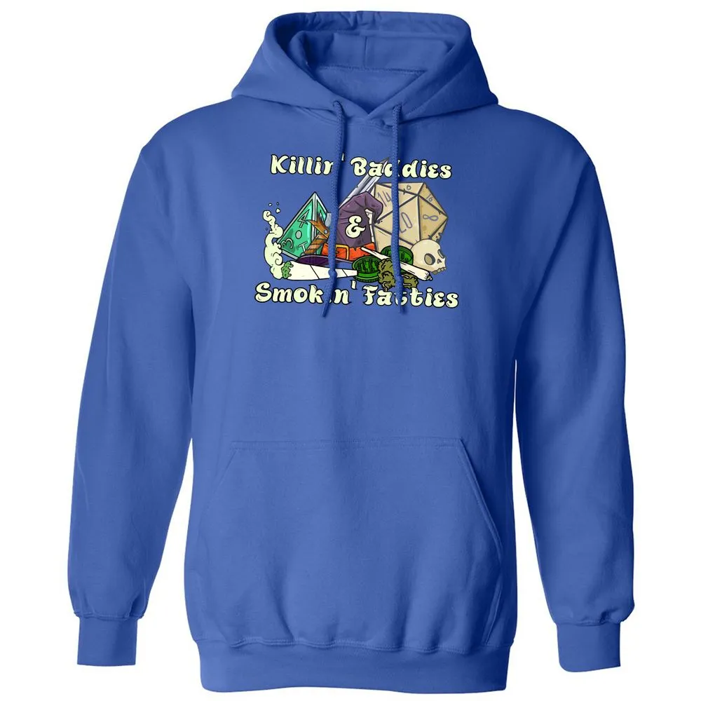 Killin' Baddies Smokin' Fatties Classic Unisex Hoodie - Royal - 9