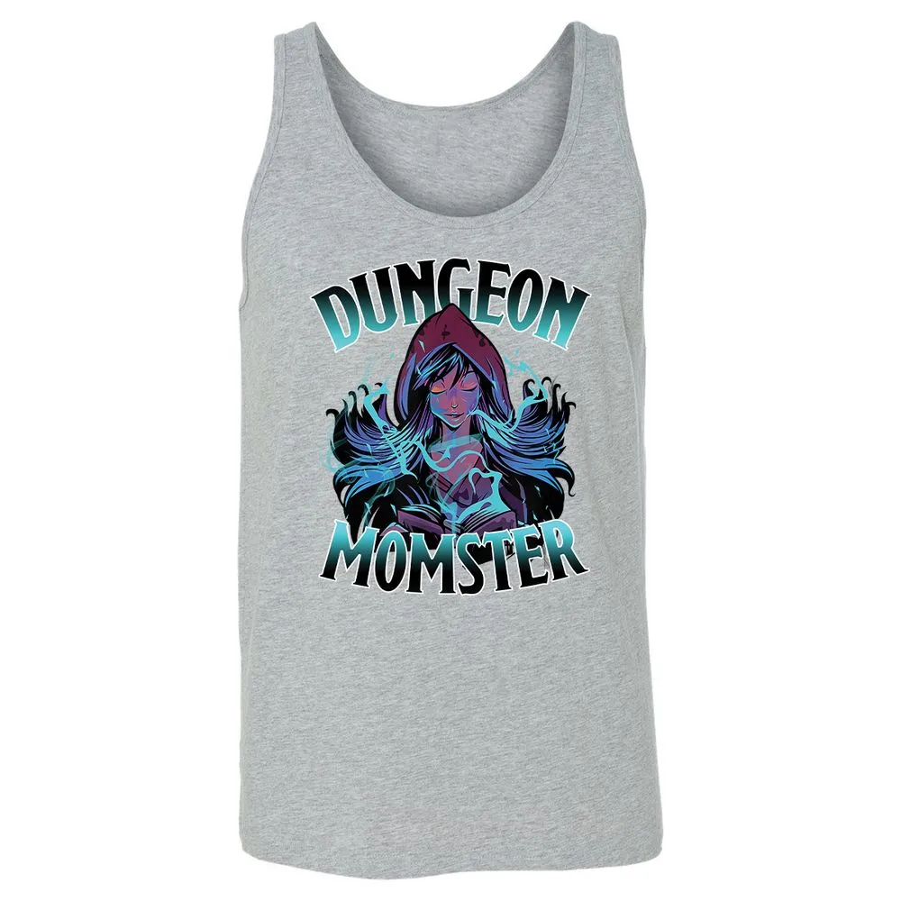 Dungeon Momster Unisex Jersey Tank - Athletic Heather - 4