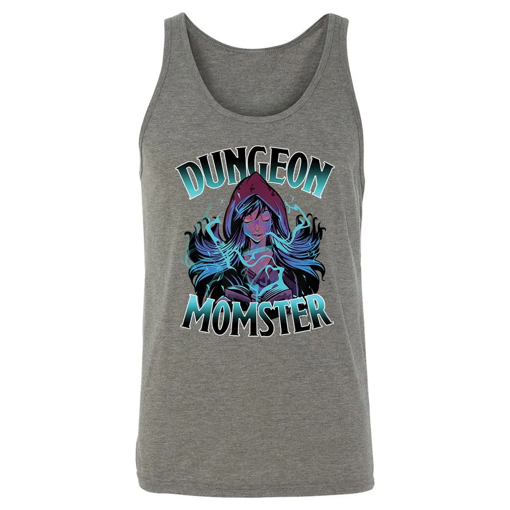 Dungeon Momster Unisex Jersey Tank - Grey Triblend - 8