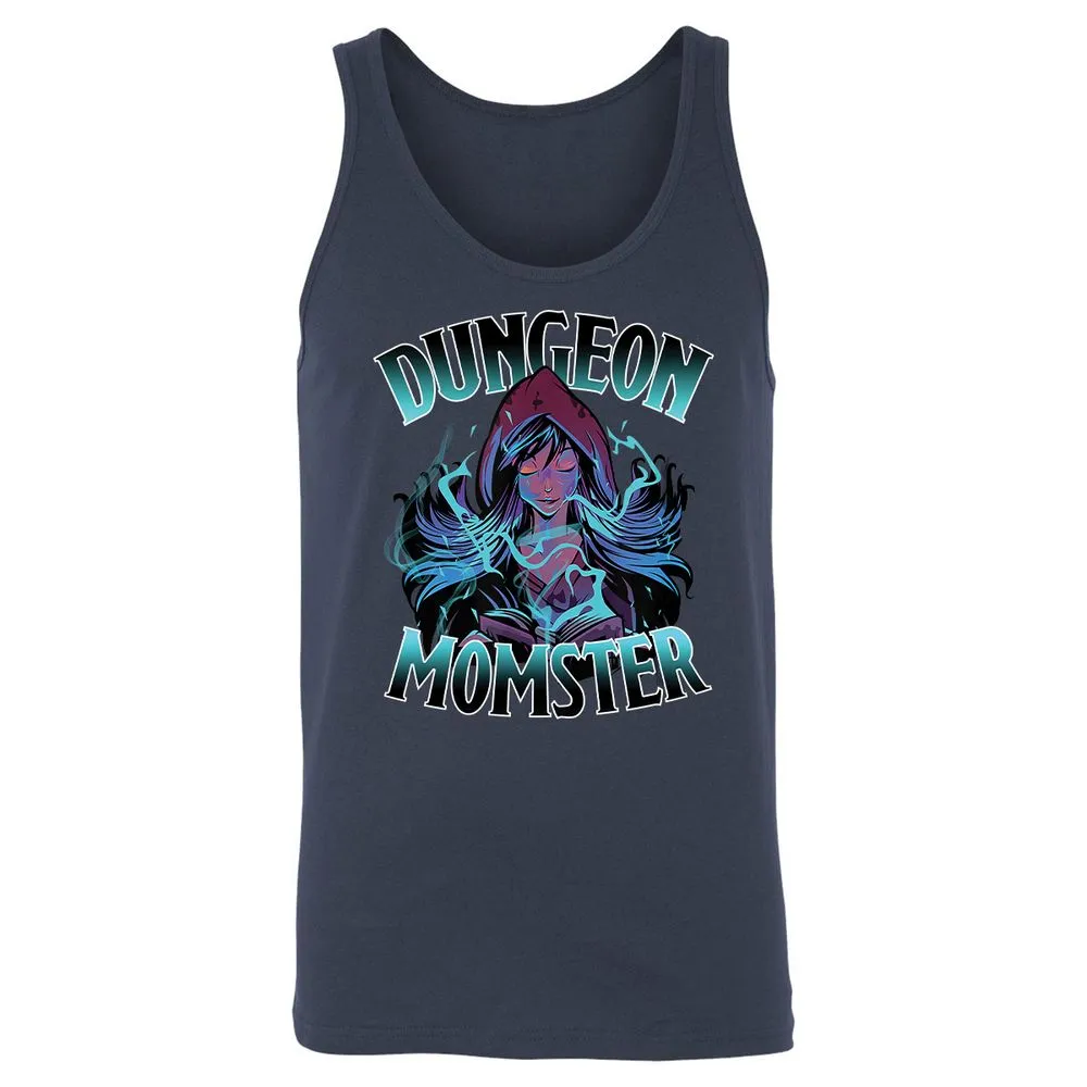 Dungeon Momster Unisex Jersey Tank - Navy - 2