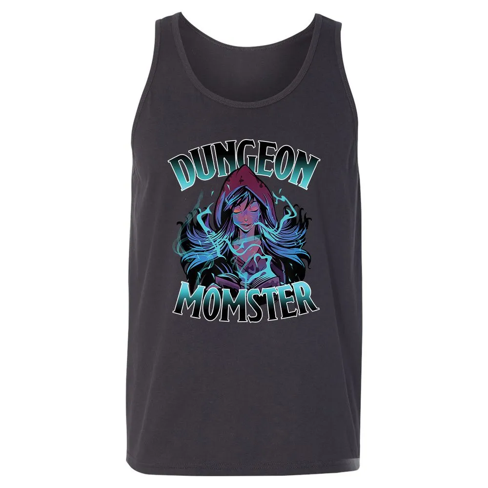 Dungeon Momster Unisex Jersey Tank - Dark Grey - 7