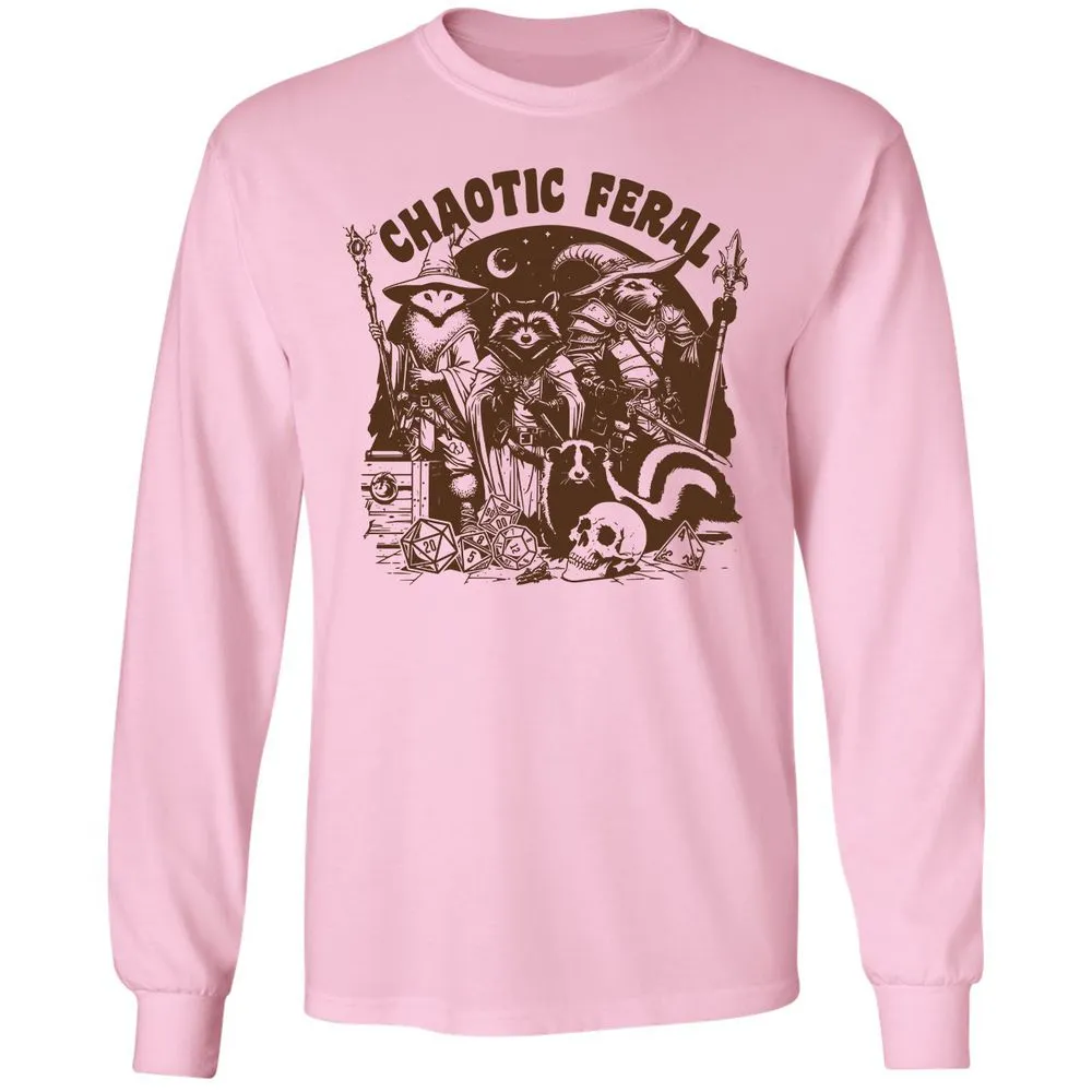 DND Inspired Raccoon Opossum Chaotic Feral - Light Pink - 3