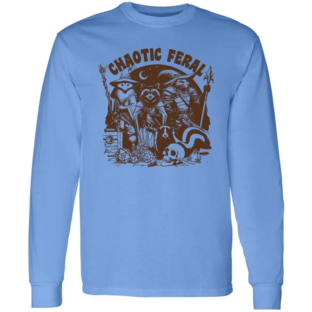 DND Inspired Raccoon Opossum Chaotic Feral - Carolina Blue - 2