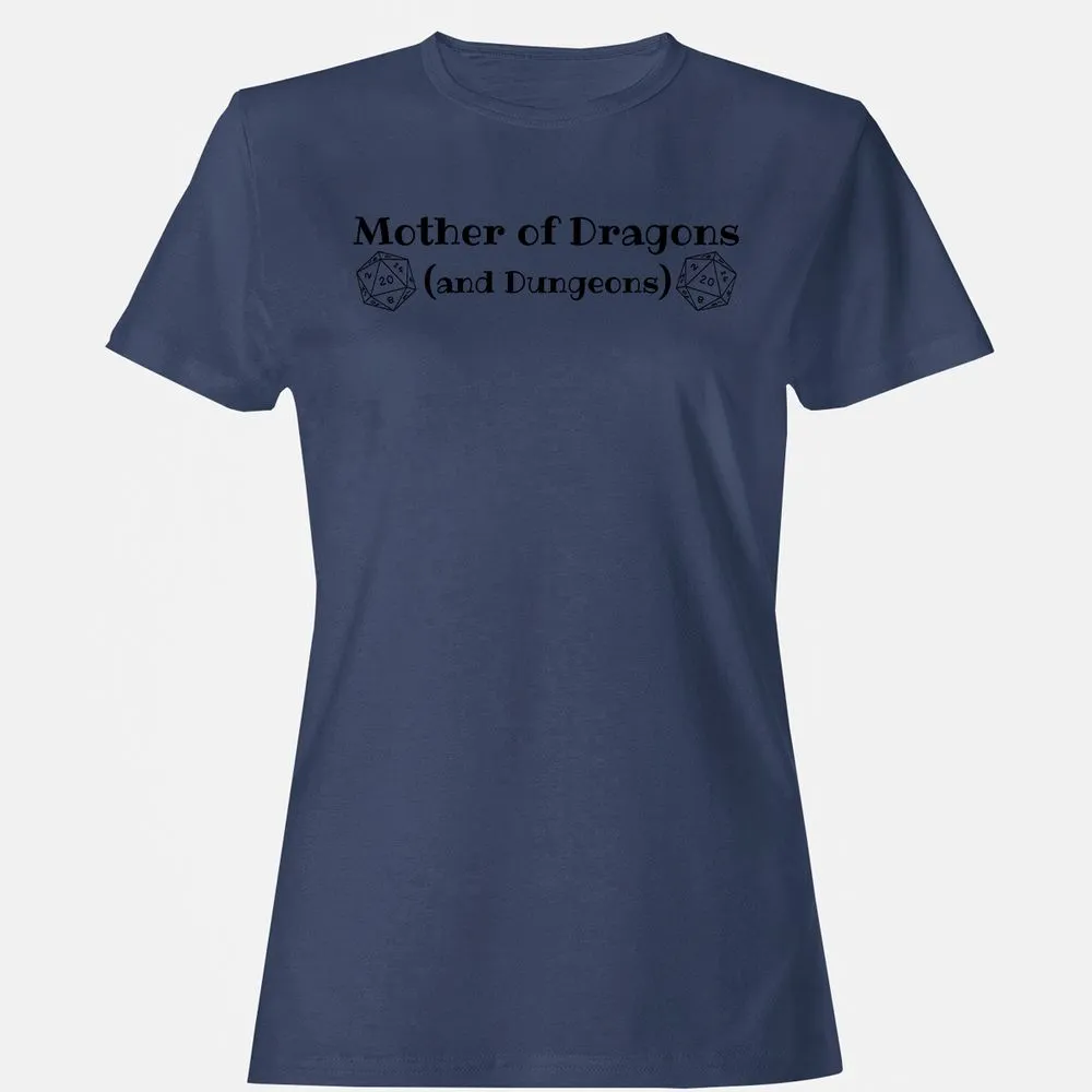 Mother Of Dragons Women's T-Shirt - Navy - 10