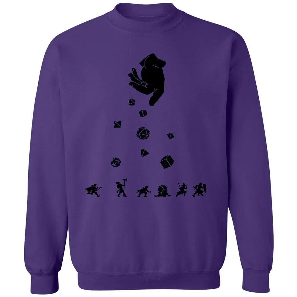 Rocks Fall, Everyone Dice Classic Unisex Sweatshirt - Purple - 6