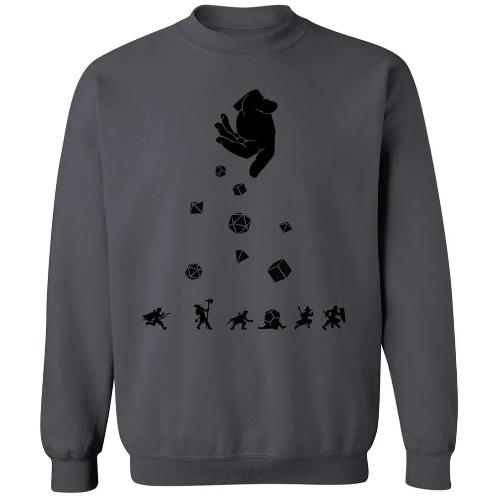 Rocks Fall, Everyone Dice Classic Unisex Sweatshirt - Charcoal - 7