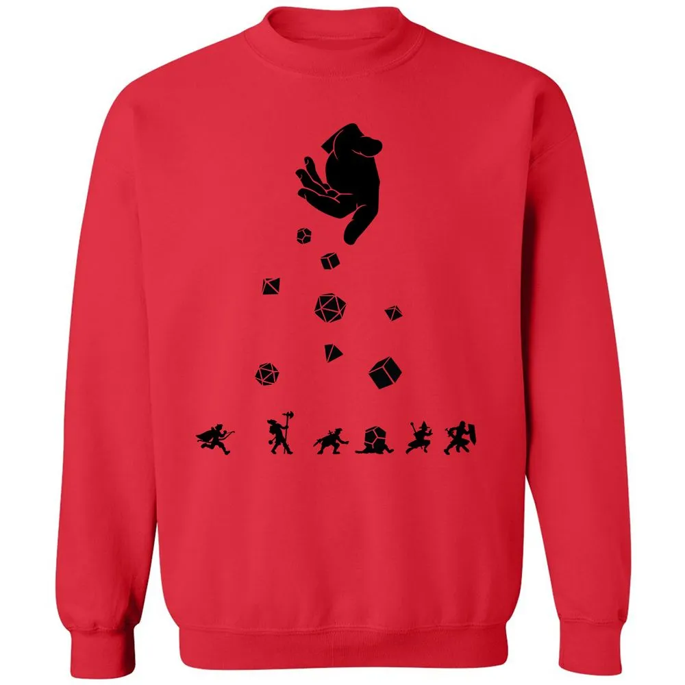 Rocks Fall, Everyone Dice Classic Unisex Sweatshirt - Red - 5