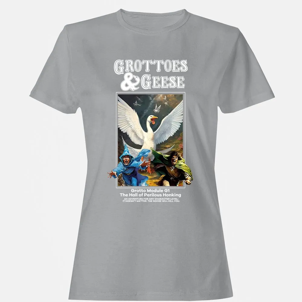 Grottoes & Geese Women's T-Shirt - Sport Grey - 15