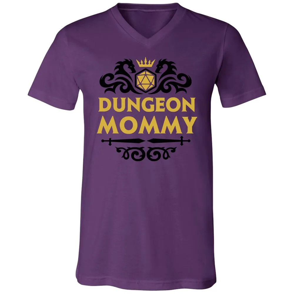 Dungeon Mommy Unisex V-Neck T-Shirt - Team Purple - 2