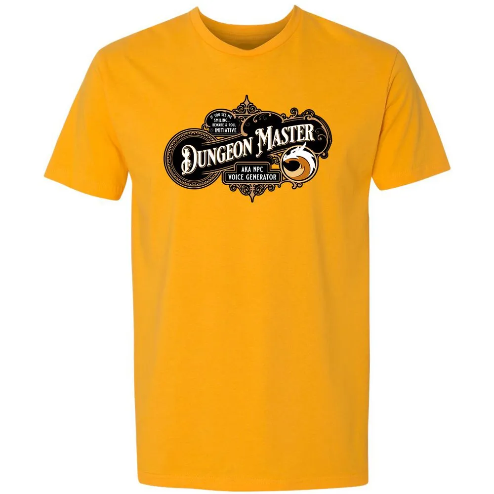 Dungeon Master Premium Unisex T-Shirt - Gold - 12