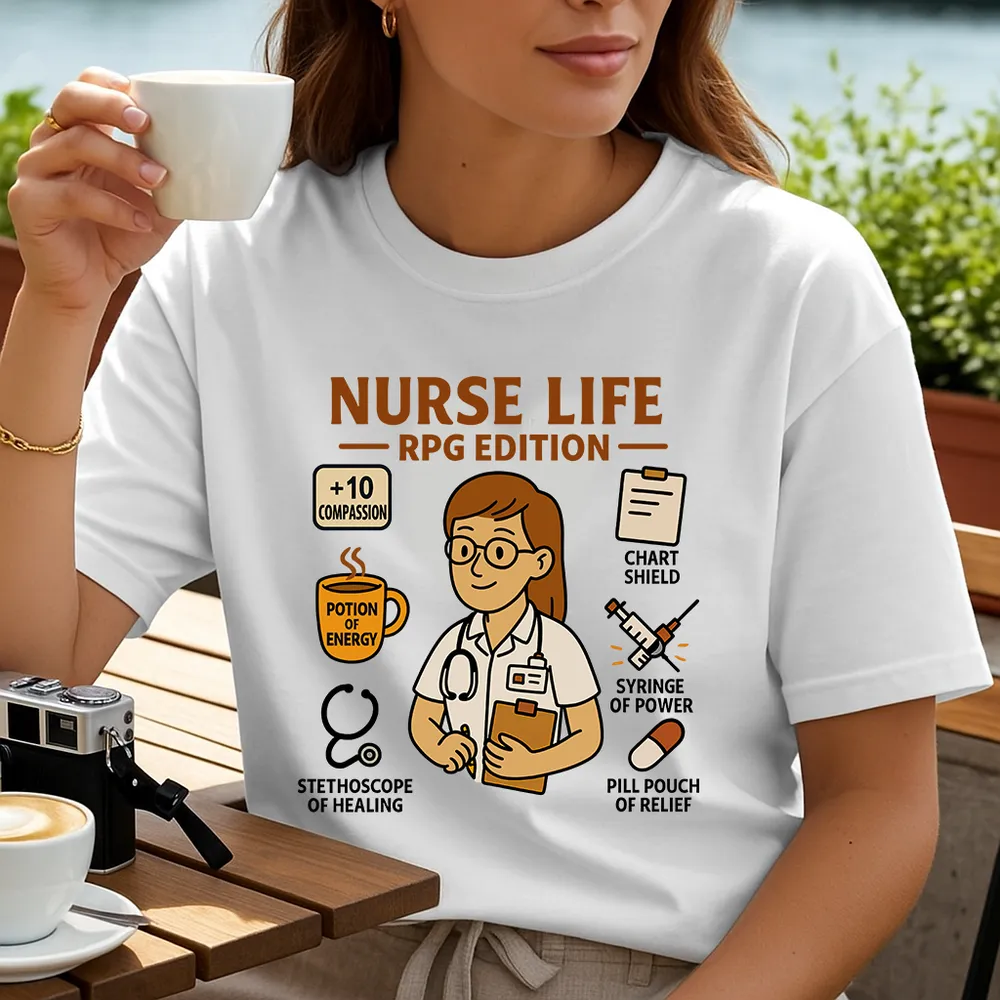 Nurse Life RPG Edition Classic Unisex T-Shirt - 1
