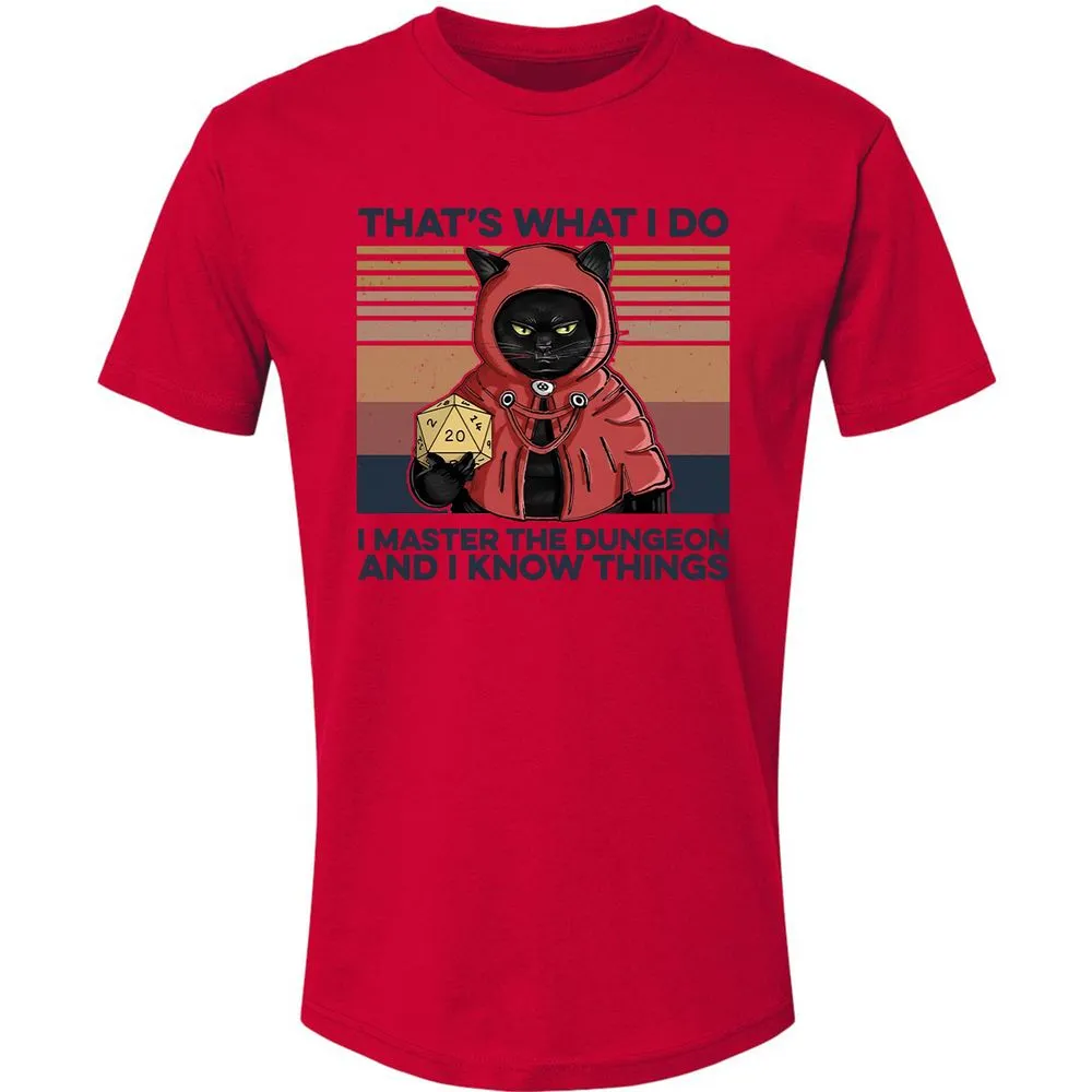 I Master The Dungeons Premium Unisex T-Shirt - Red - 6