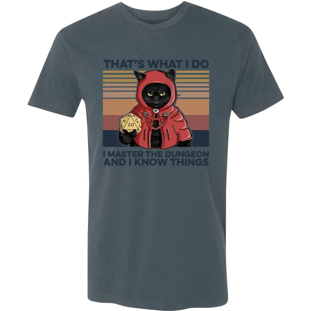 I Master The Dungeons Premium Unisex T-Shirt - Indigo - 15
